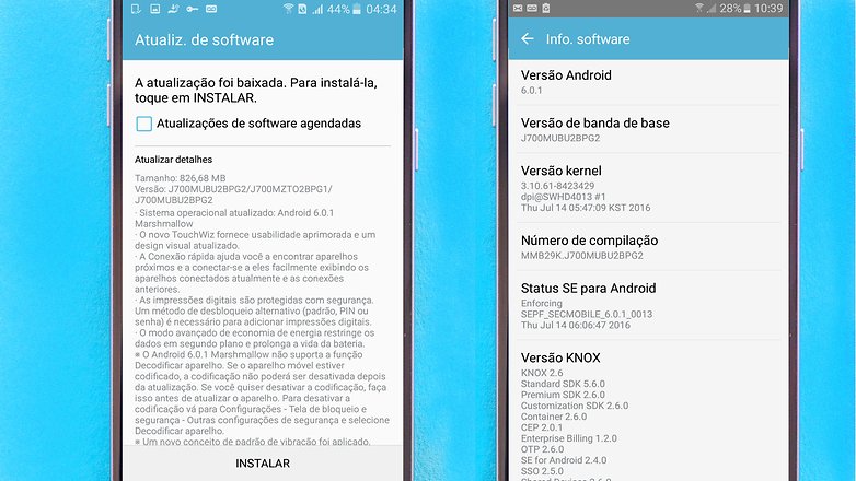 AndroidPIT BRA samsung screenshots