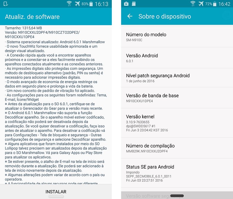 Note 4 update marshmallow