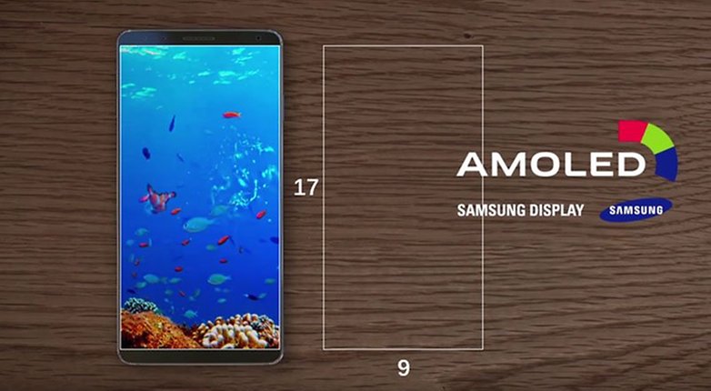 Samsung Galaxy S8 Display