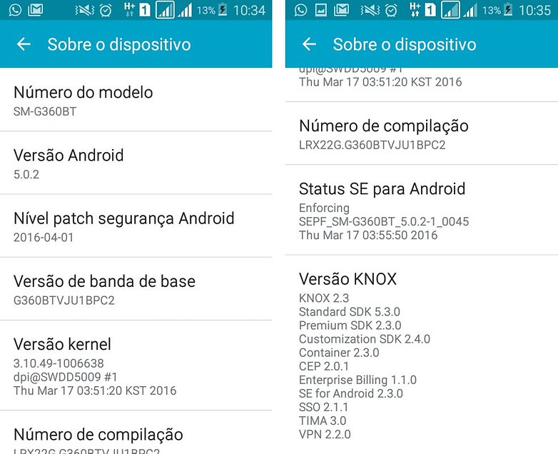 galaxy win 2 duos update android