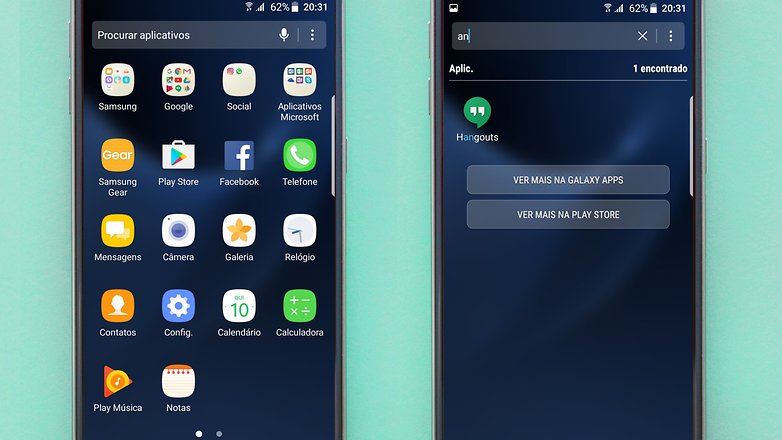 gaveta apps nougat s7 edge