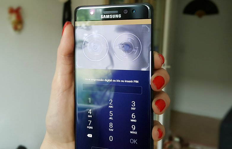 samsung galaxy note 7 scanner iris hero
