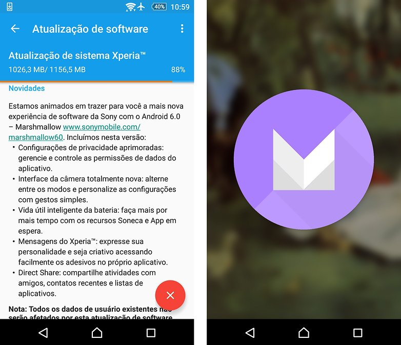 marshmallow sony xperia z2 tv