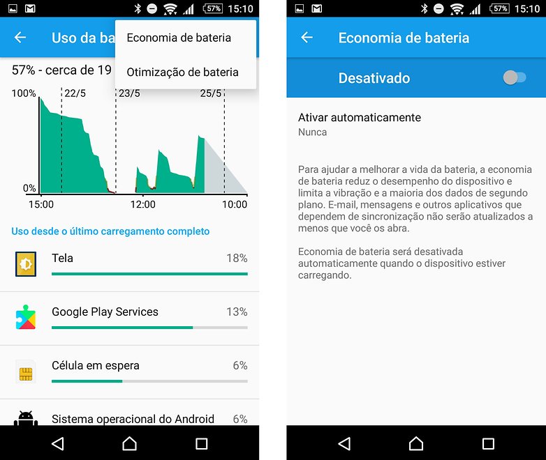 stamina mode marshmallow ausente