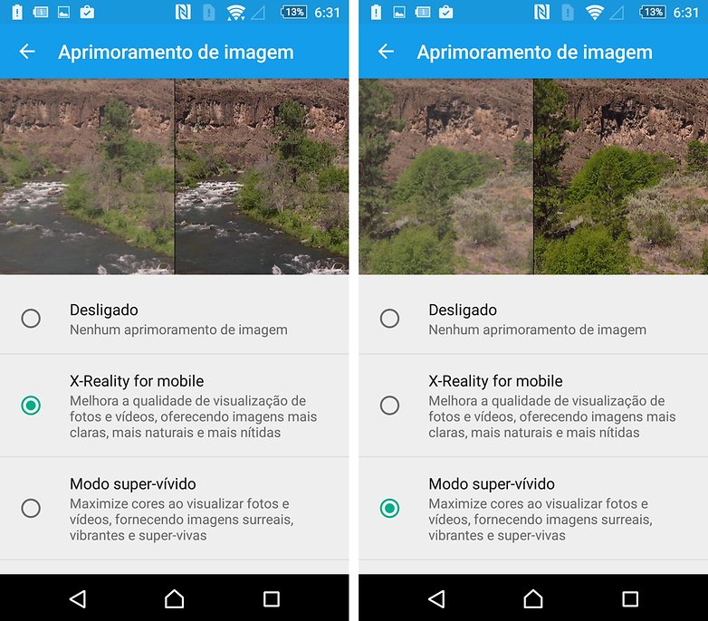xperia z5 premium software tela