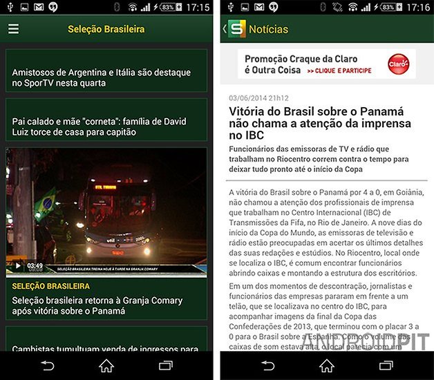 SporTV app