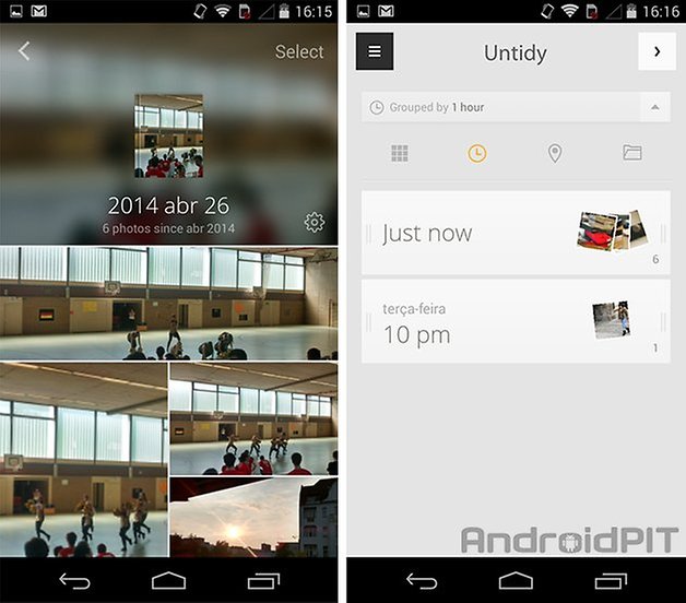 Tidy dica app fotos