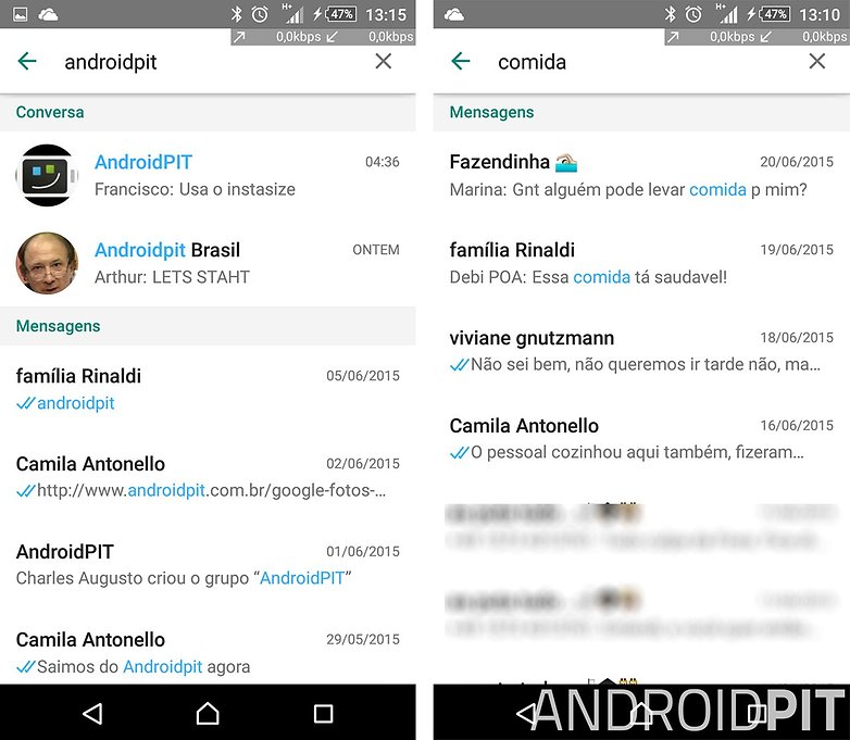 whatsapp busca conversas