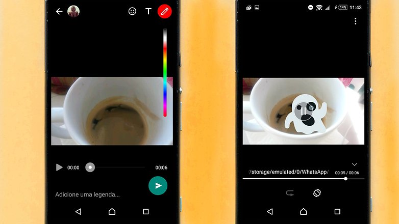 whatsapp update camera video