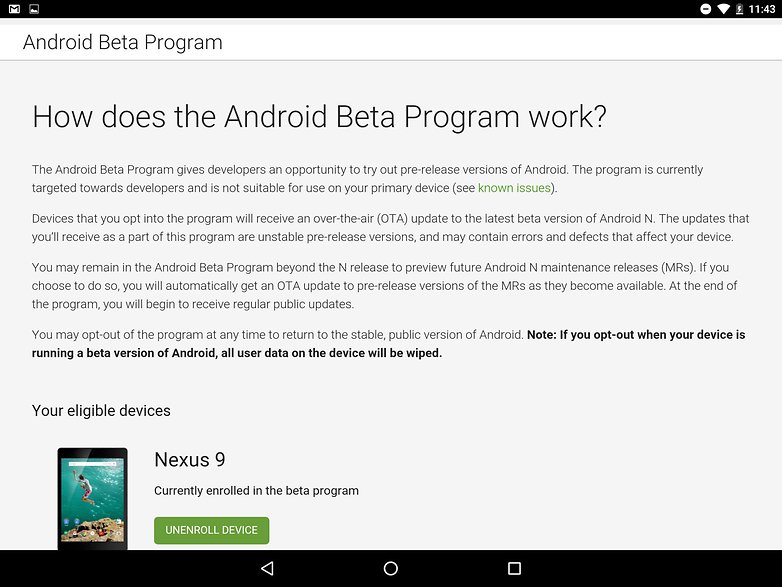 andorid n instalar ota