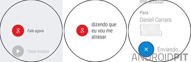 android wear mensagens envio