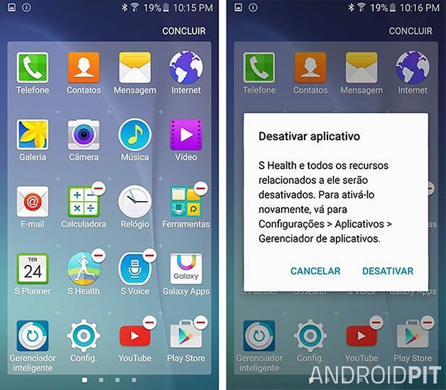 aplictivos embarcados samsung touchwiz