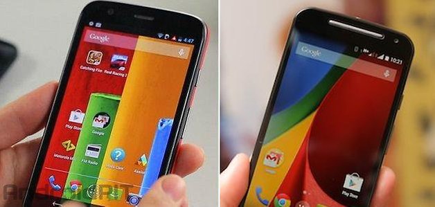 comparacion moto g moto g 2014