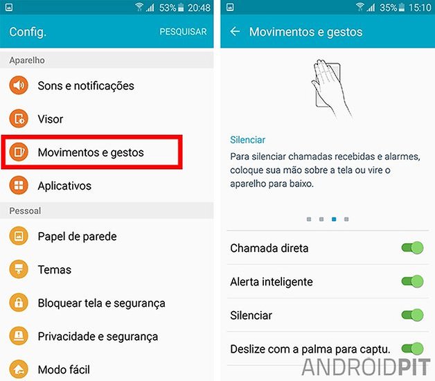 galaxy s6 silenciar