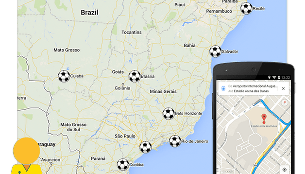 Google Maps amplia recurso de trânsito para a Copa do Mundo FIFA 2014
