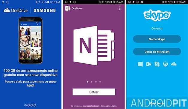 microsoft apps touchwiz galaxy s6
