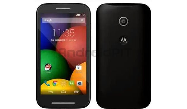 moto e imagem vazada