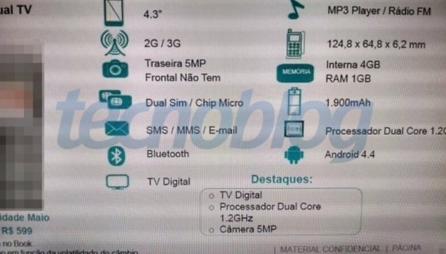 Motorola pode lançar smartphone de gama baixa em maio
