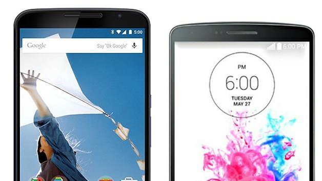 nexus 6 lg g3 comparison