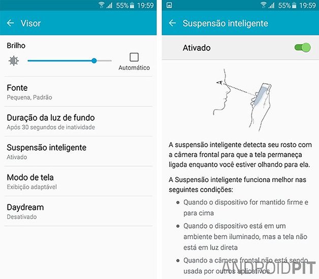 samsung galaxy s6 suspensao inteligente