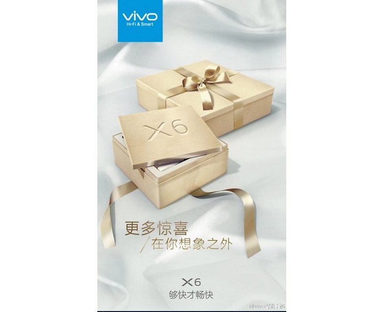 vivo x6 convite lancamento