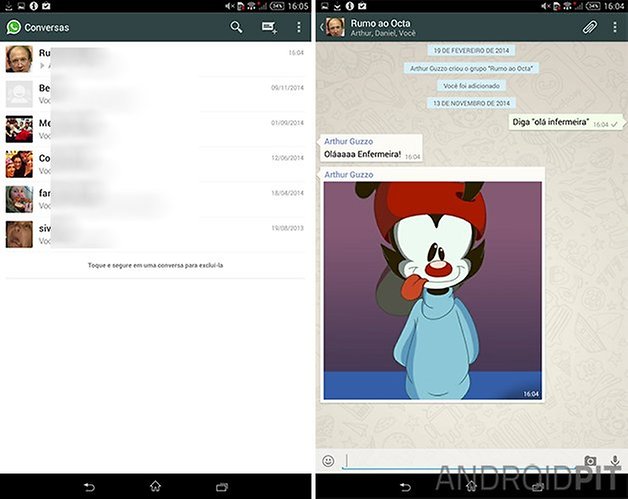 whatsapp tablet android 3
