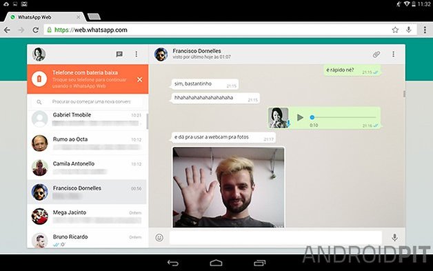 whatsapp android tablet download