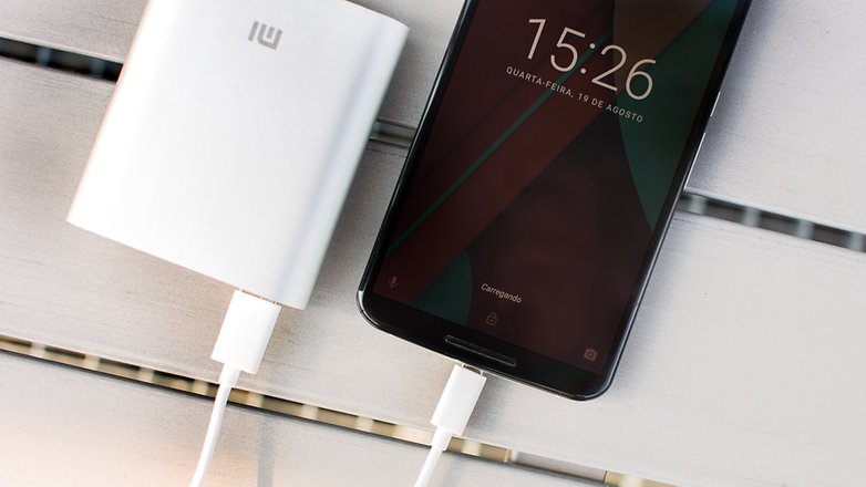 Xiaomi power bank 10400 carregando