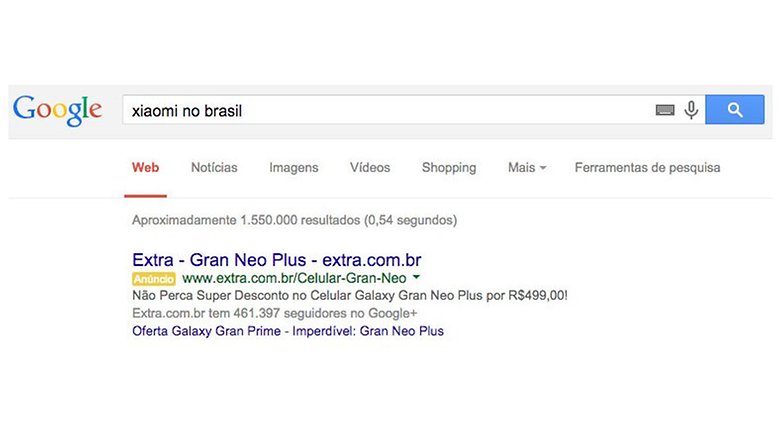 google busca xiaomi