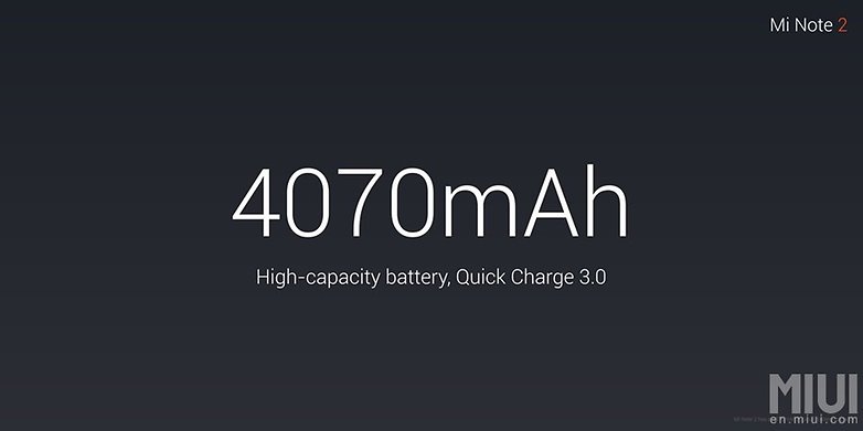 mi note 2 bateria