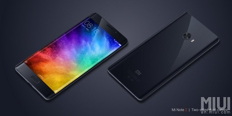 mi note 2 piano black