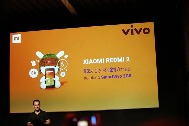 xiaomi evento sp vivo redmi 2