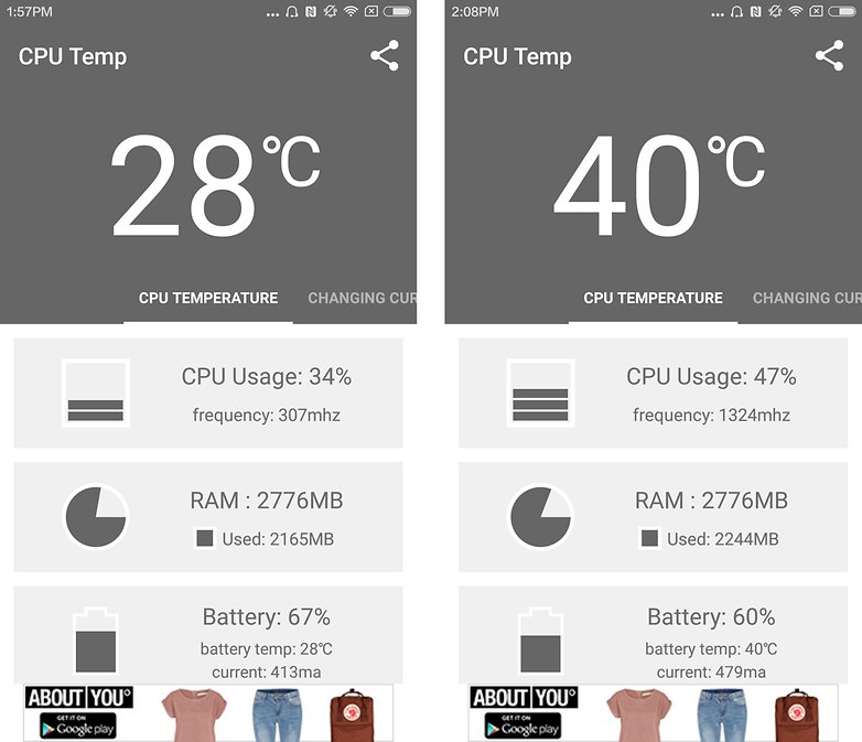 xiaomi mi 5 aquecimento