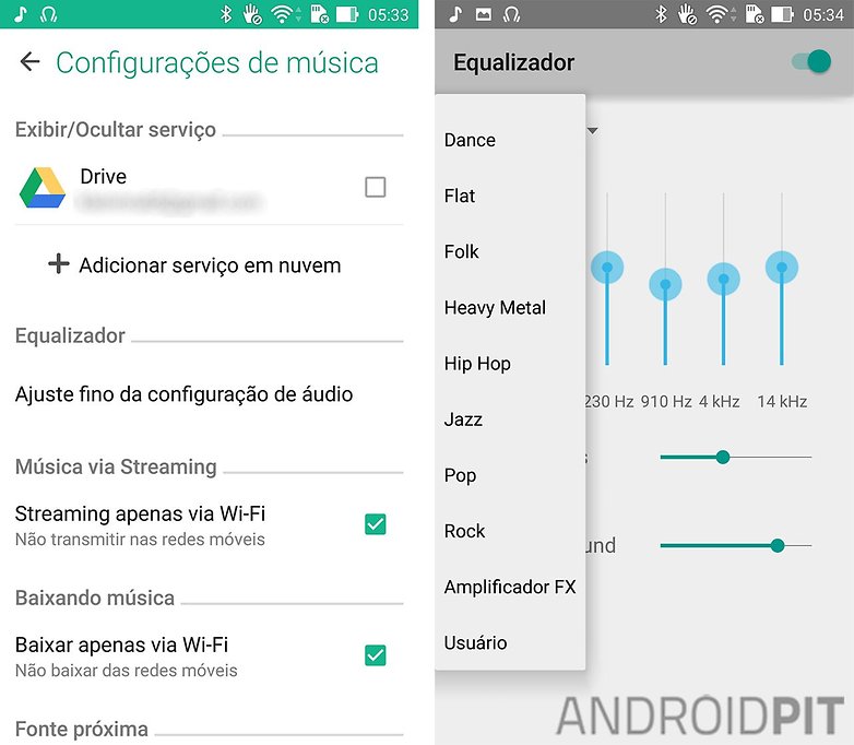 zenfone 2 equalizador musica