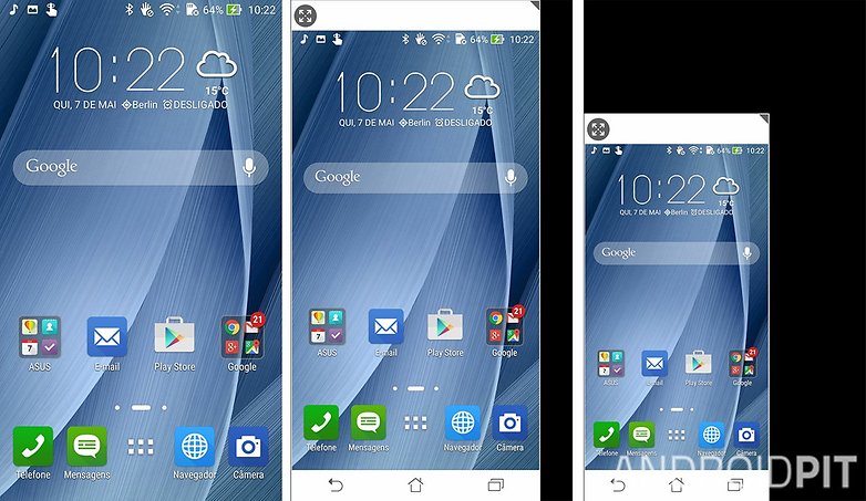 zenfone 2 uso um mao