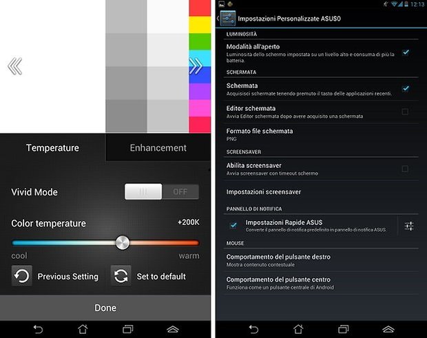 fonepad opzioni