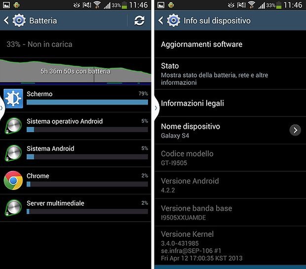 galaxy s4 batteria