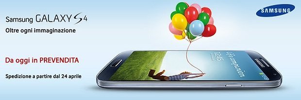 galaxy s4 disponibilita