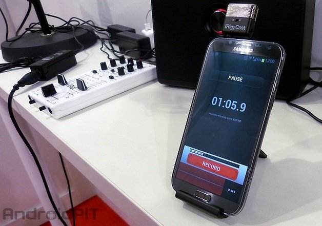 mixer android irig for sfondo iRig il Sullo iRig Cast. mixer Recorder e microfono il Mix iRig