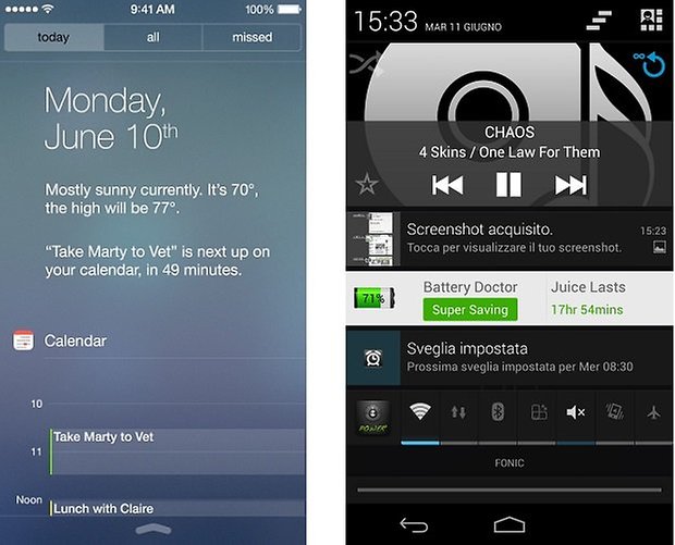 ios android notifications