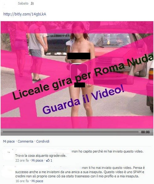 liceale nuda virus facebook