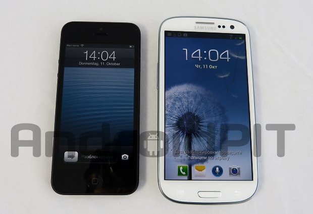 iphone 5 galaxy s3 usabilità