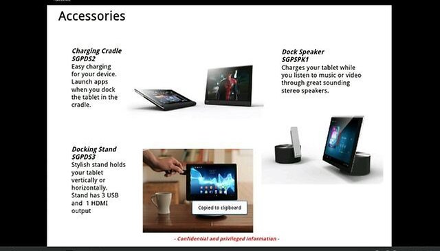 Xperia Sony Tablet: leggero, sottile e potente