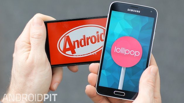 Что лучше андроид lollipop или kitkat