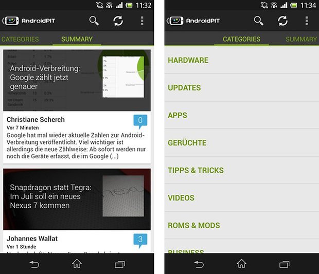 app center v2 artikel start