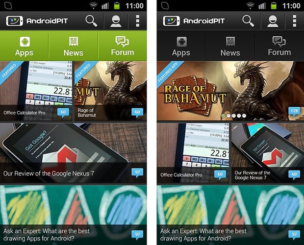 app center v2 designs