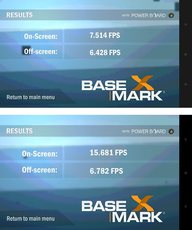 basemark x xperia z nexus 4