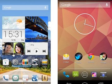 Huawei EmotionUI und Stock-Android: Herstelleraufs&auml;tze im Vergleich