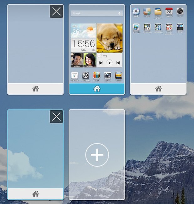 emotionui homescreen anpassen