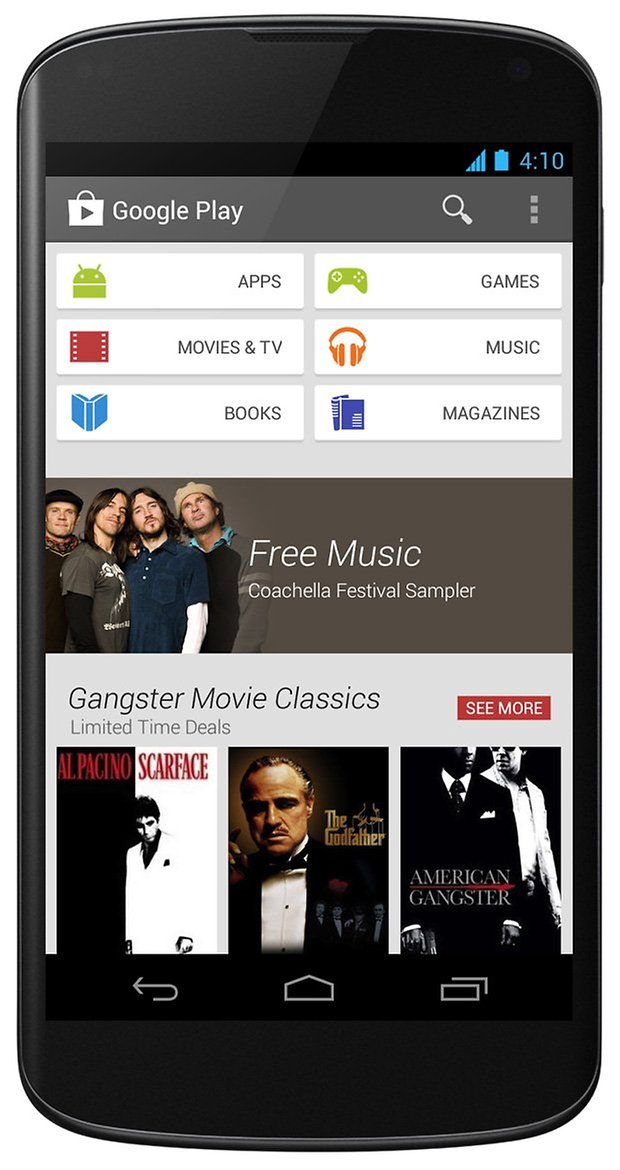 play store nexus 4